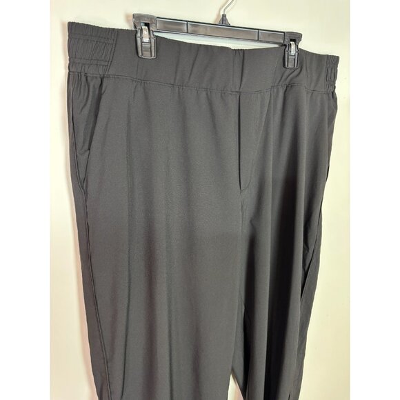 Old Navy Active Pants XXL Tall Black Wide Leg StretchTech Elastic Waist Athletic - Picture 2 of 8
